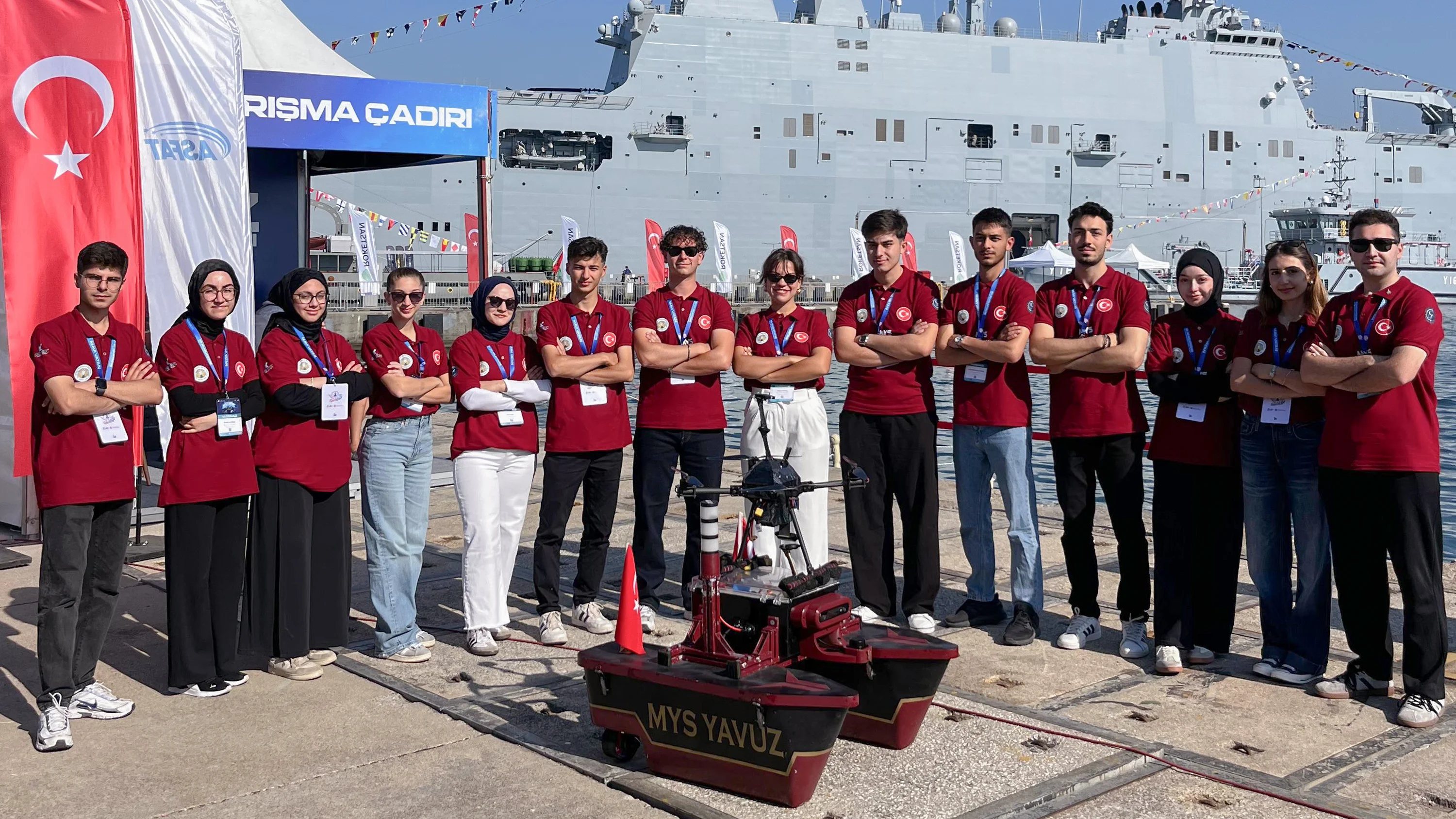 Selçuk Üniversitesi öğrencilerinden TEKNOFEST Mavi Vatan’da Türkiye ikinciliği